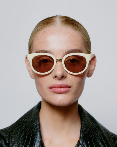 Jolie Cream Sunglasses