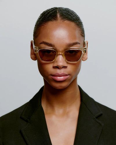 Kaws Ecru Transparent Sunglasses