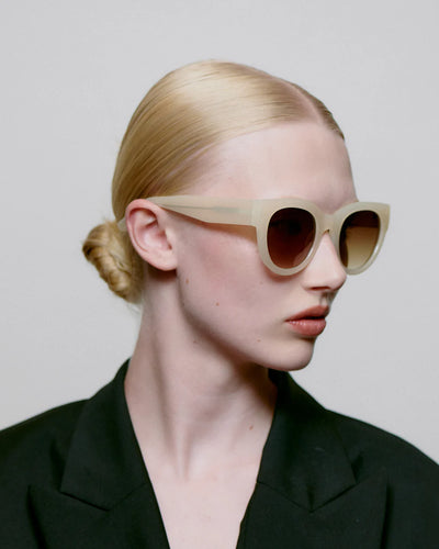 Lilly Cream Bone Sunglasses