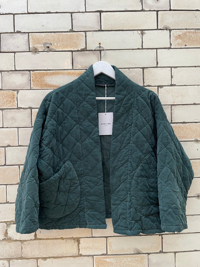Green Quilted Jacket