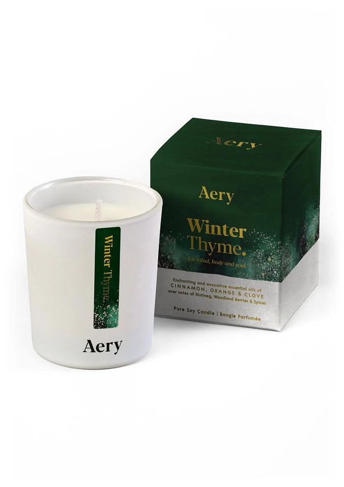 Winter Thyme Mini Candle