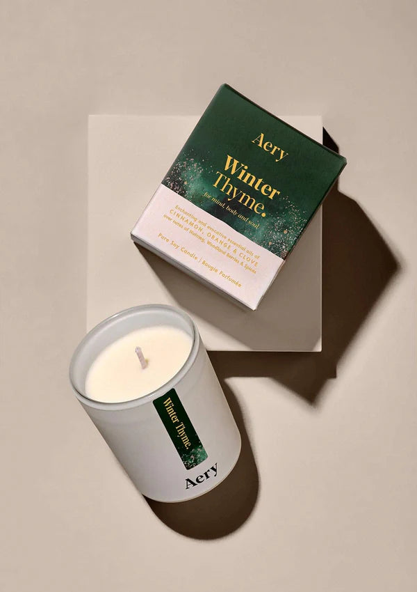 Winter Thyme Mini Candle