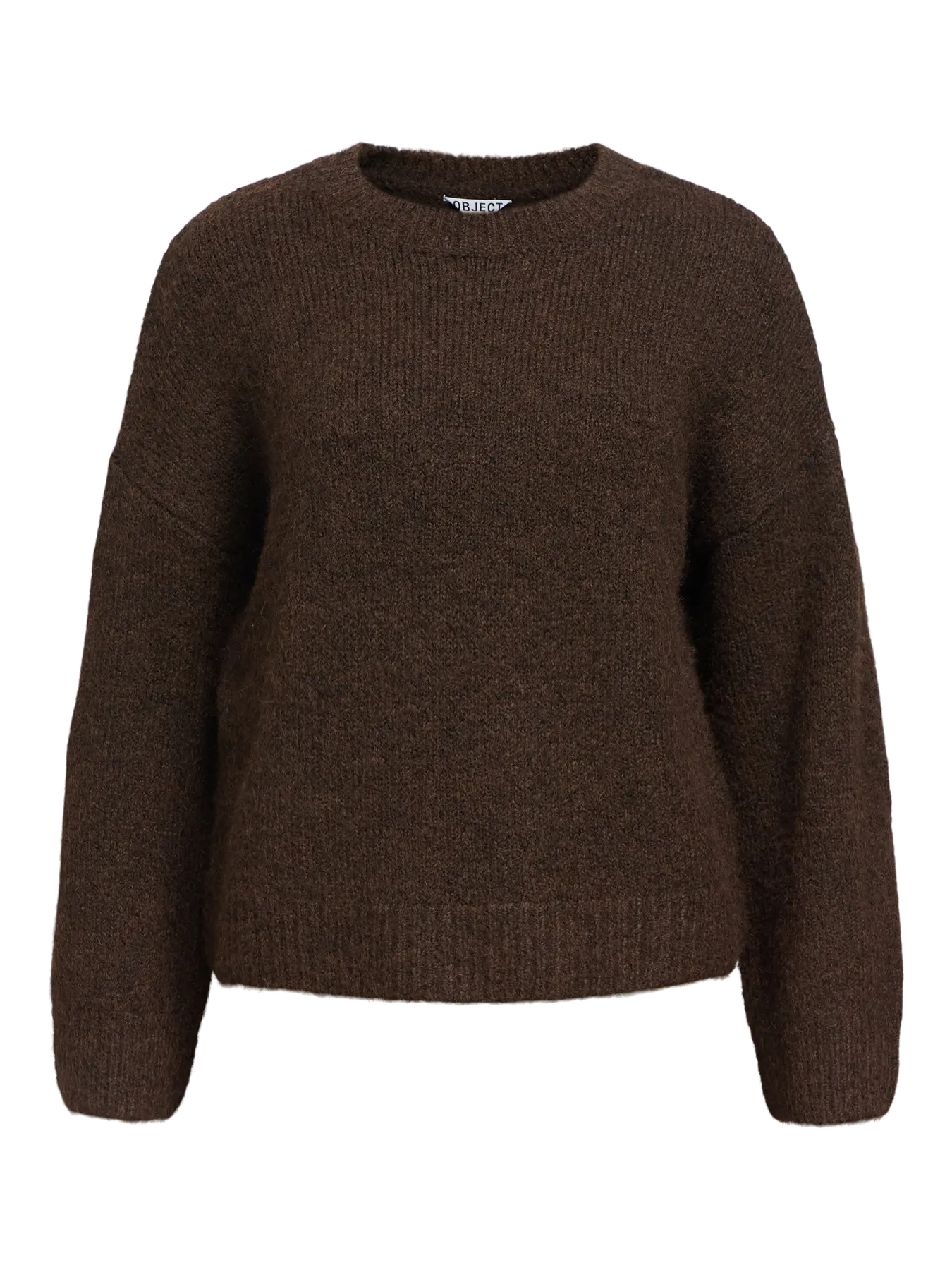 ObjSaggia LS Knit Seal Brown