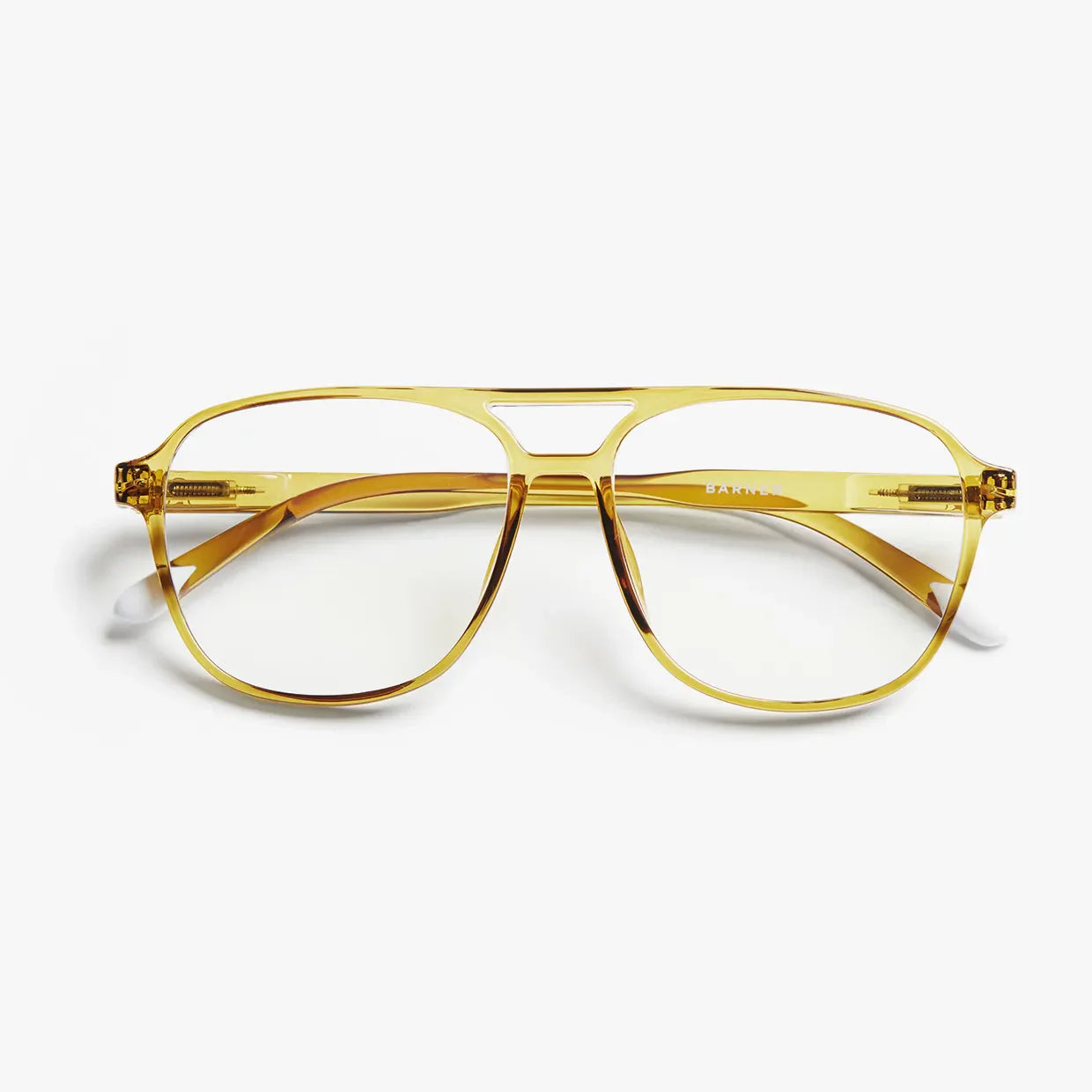 Brad Blue Light Glasses Ecru Olive