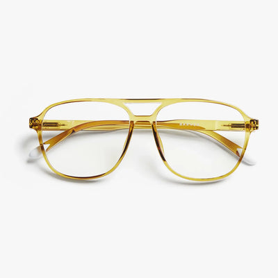 Brad Blue Light Glasses Ecru Olive