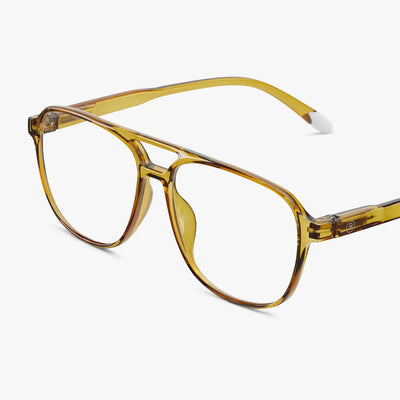Brad Blue Light Glasses Ecru Olive