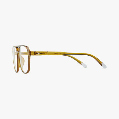 Brad Blue Light Glasses Ecru Olive