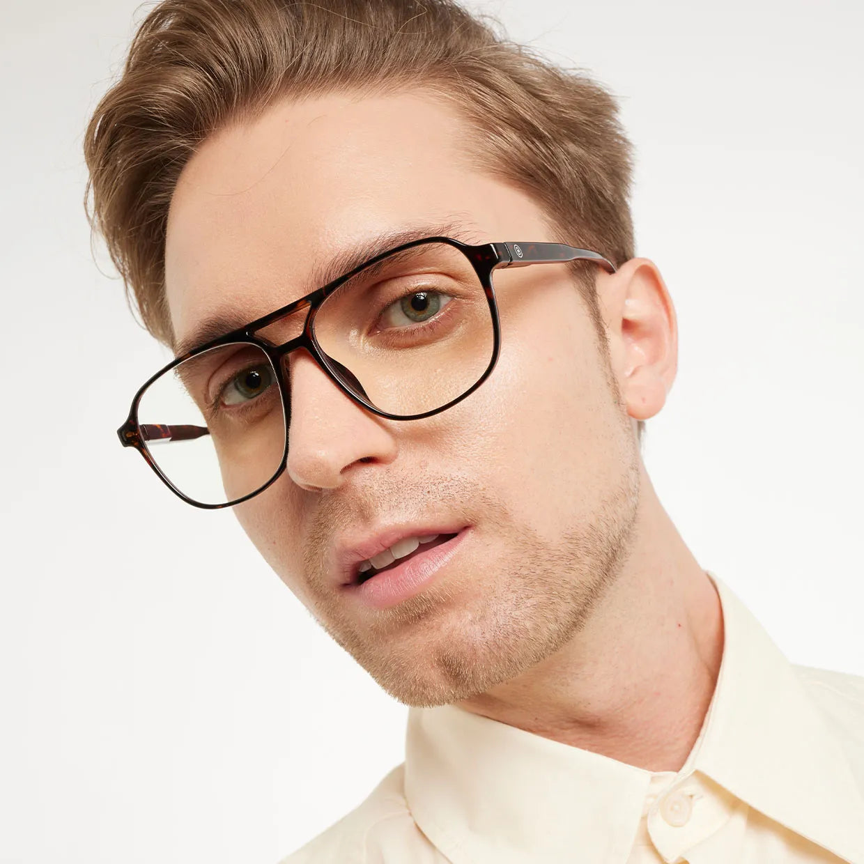 Brad Blue Light Glasses Tortoise