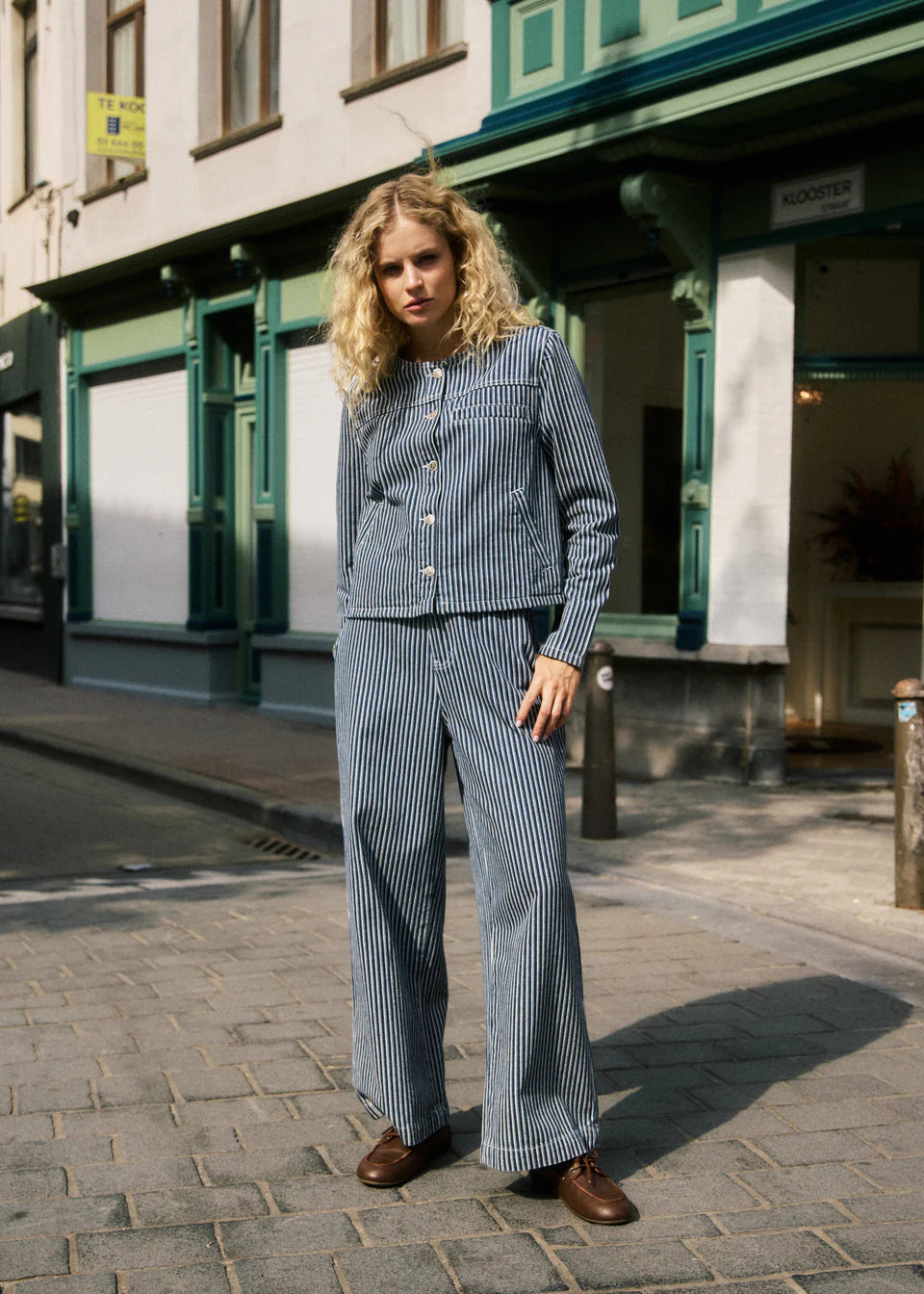 Bleuet Jeans Blue Stripes