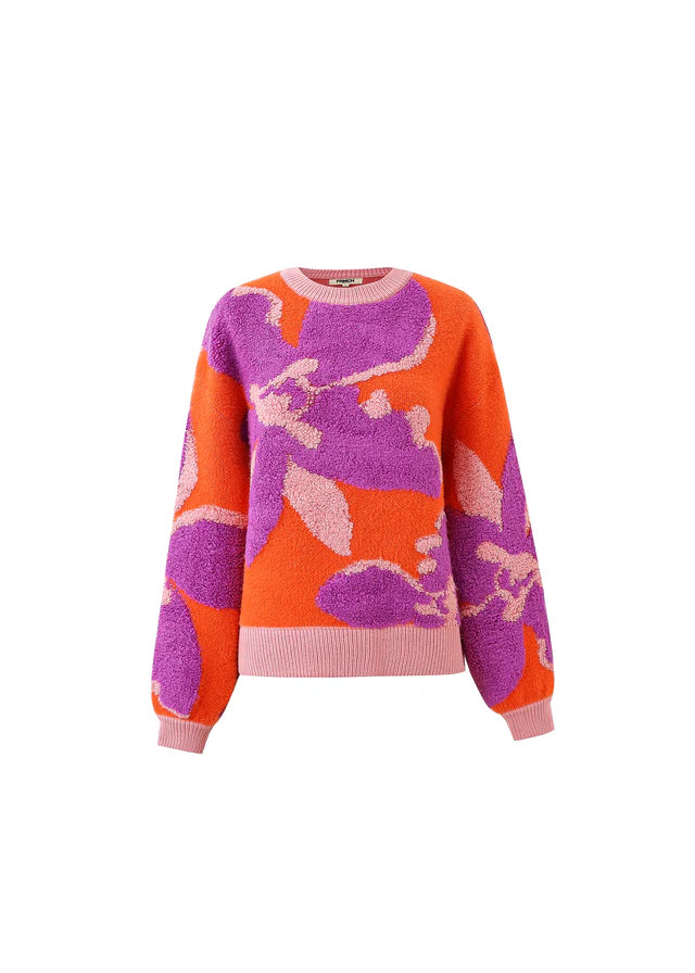 Ayme Knit Orange/Purple