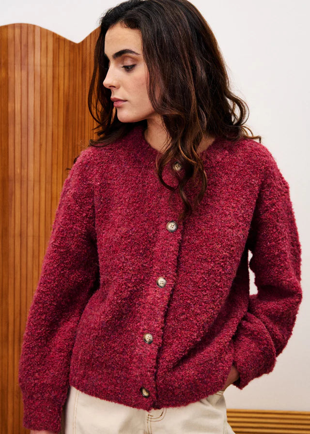 Selkirk Bordeaux Cardigan