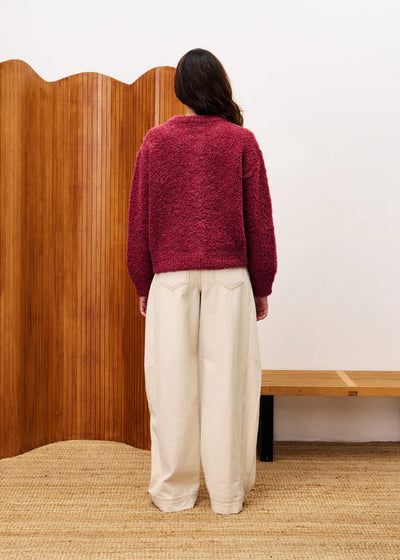 Selkirk Bordeaux Cardigan