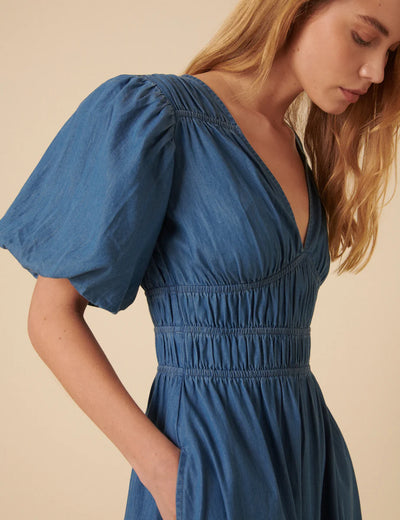 Sunni Denim Midi Dress