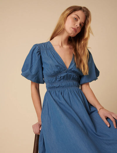 Sunni Denim Midi Dress