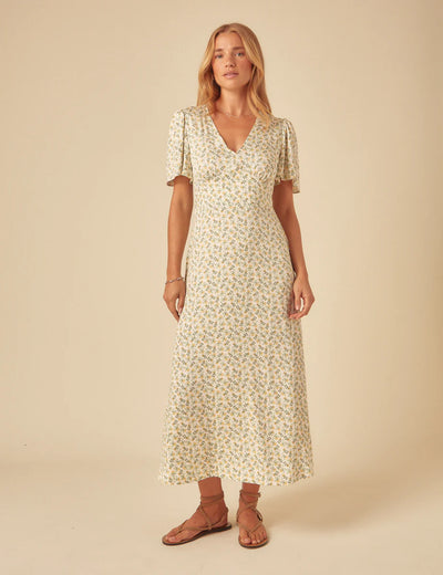 Atlas Midi Dress Green