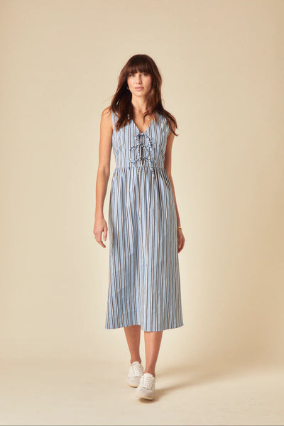 Posey Stripe Midi Dress