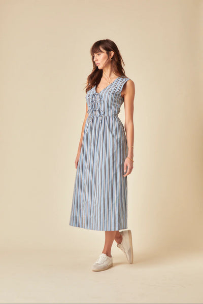 Posey Stripe Midi Dress
