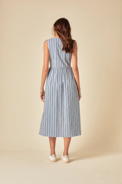 Posey Stripe Midi Dress