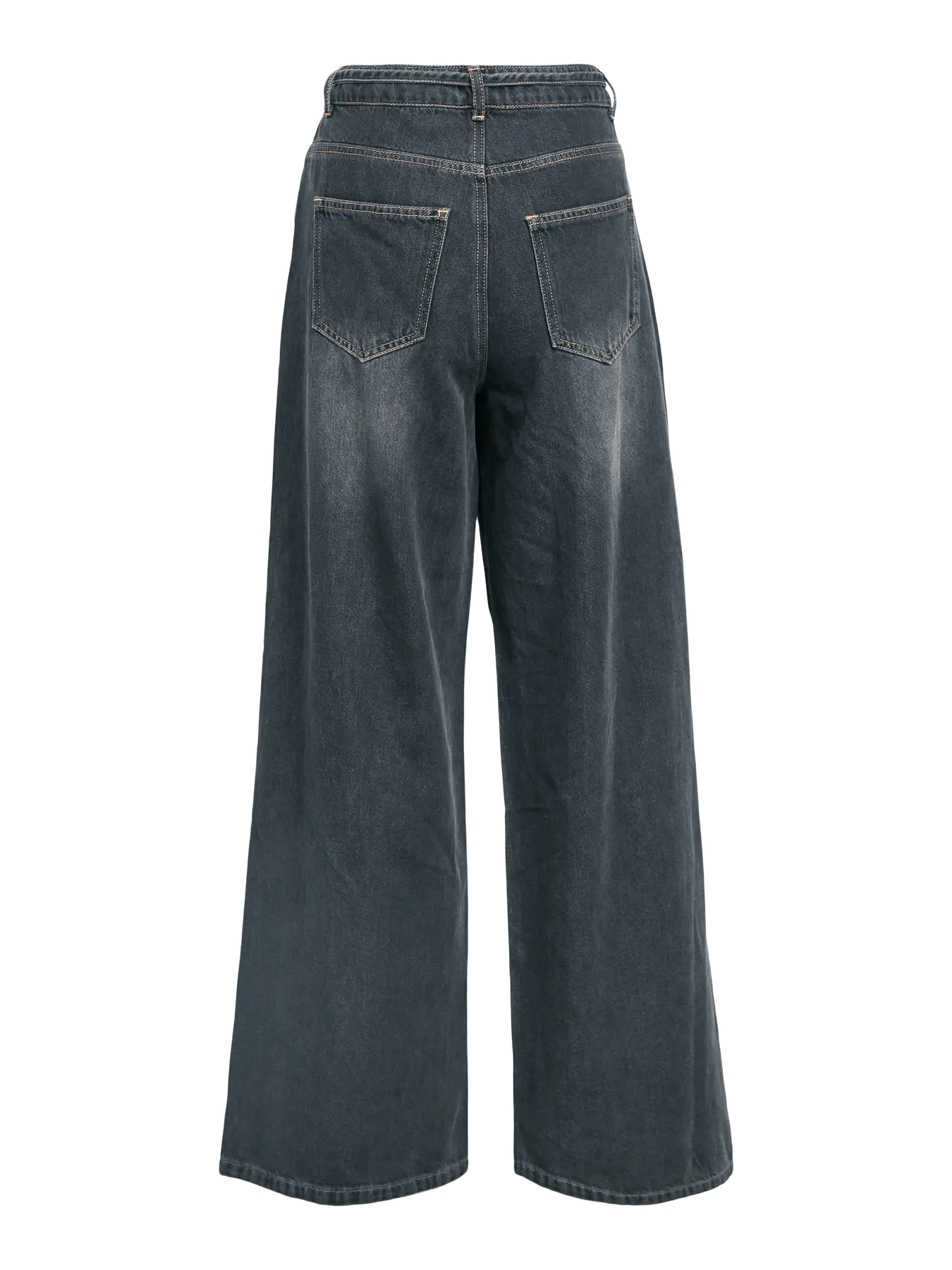 ObjRosie Wide Jeans Medium Grey