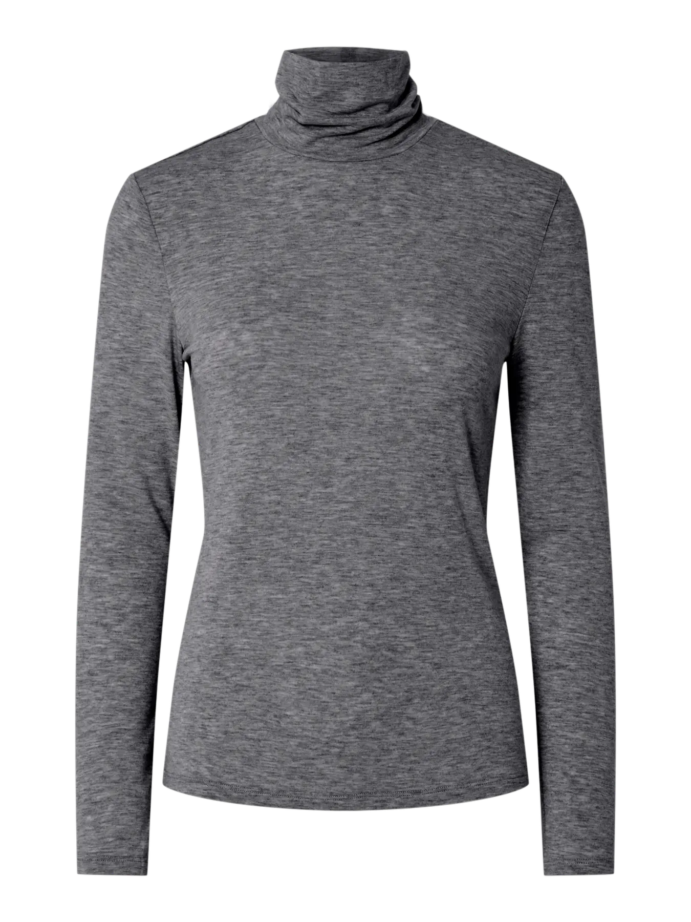 PcMaria Rollneck Top Grey