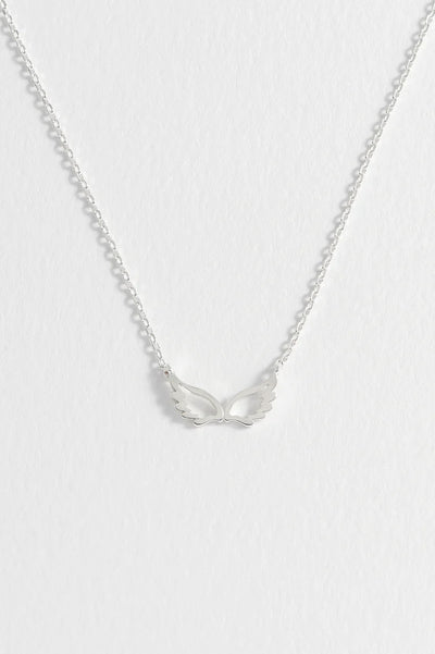 Angel Wings Necklace Silver