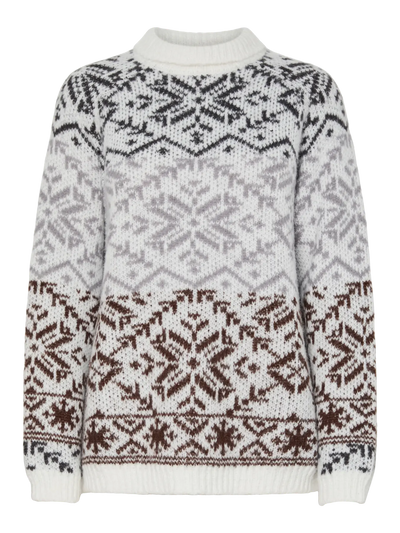 PcJo Knit Grey Jacquard