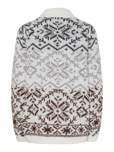 PcJo Knit Grey Jacquard