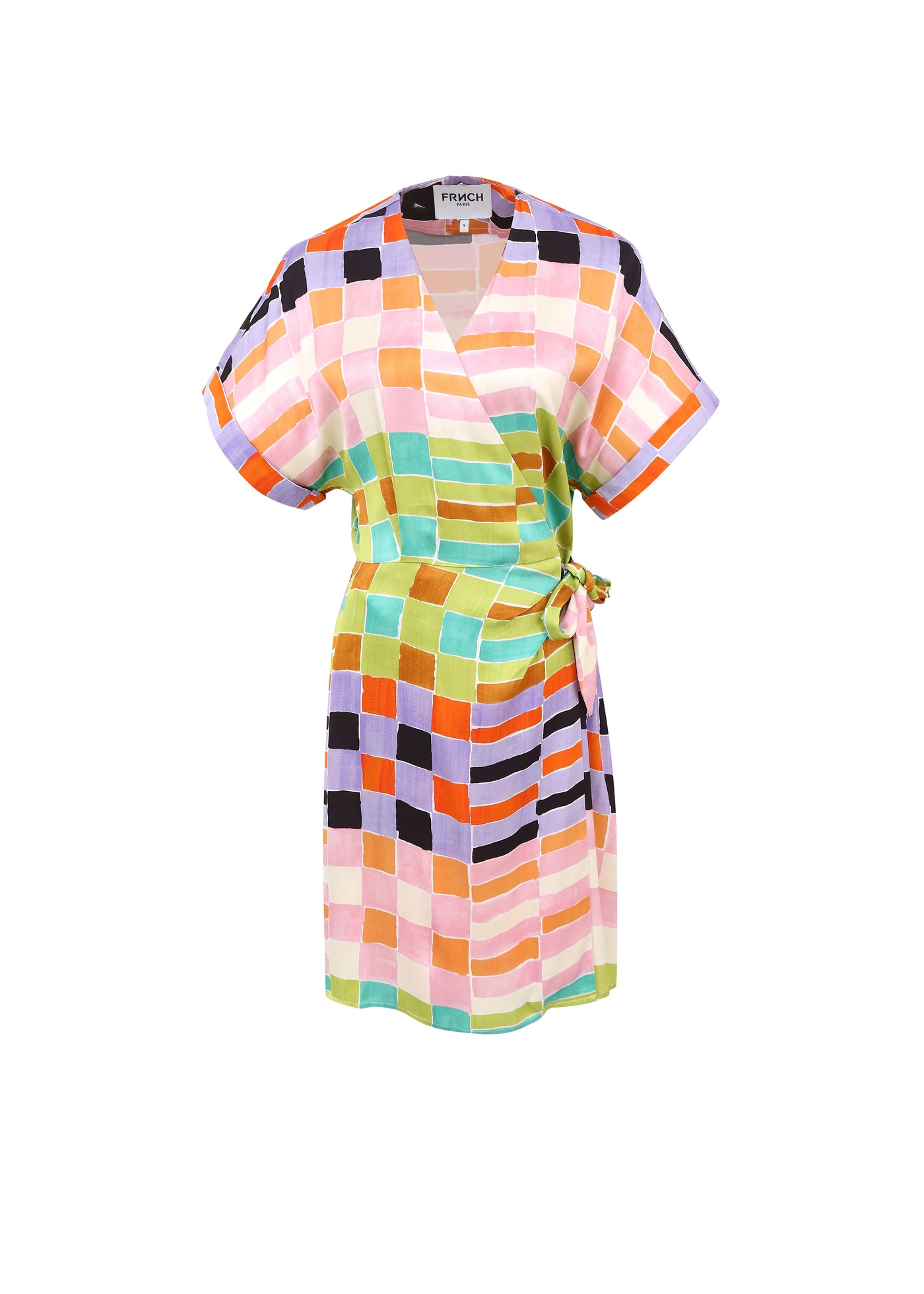 Lois Wrap Dress Multi Palette