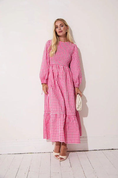 Elisa Gingham Dress