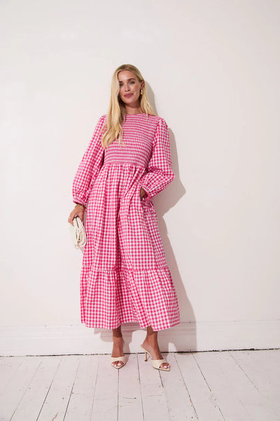 Elisa Gingham Dress