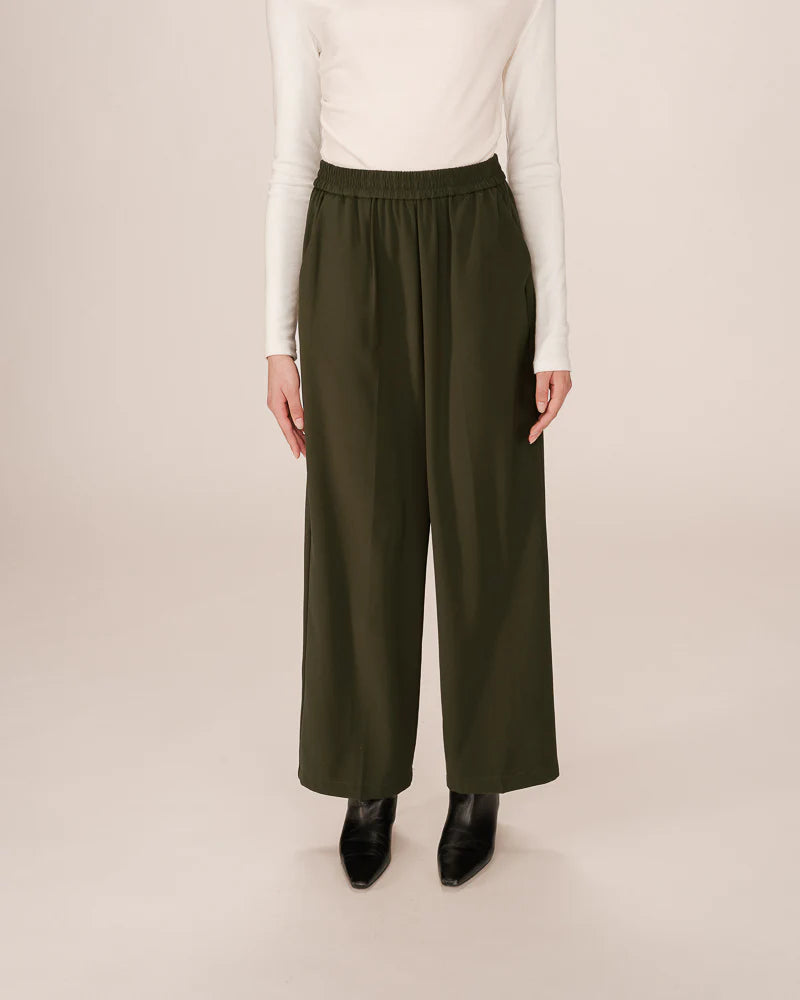 Noblesse Trousers Vert Foret Green