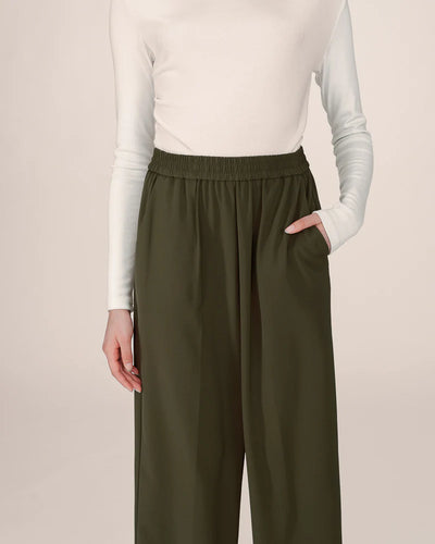 Noblesse Trousers Vert Foret Green