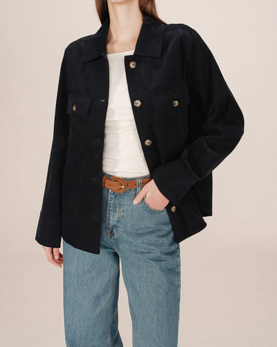 Special Corduroy Shirt Marine