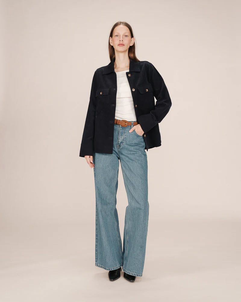 Special Corduroy Shirt Marine