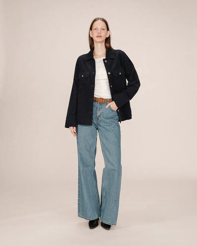 Special Corduroy Shirt Marine