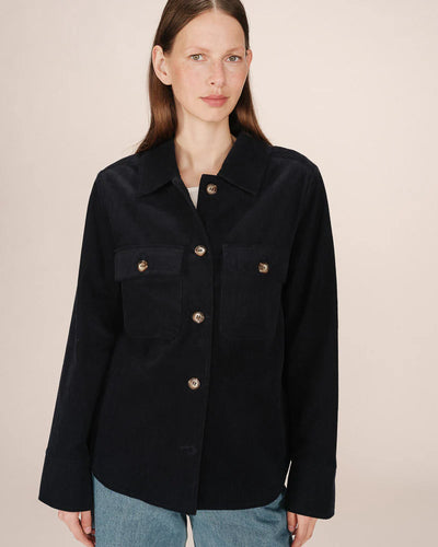Special Corduroy Shirt Marine
