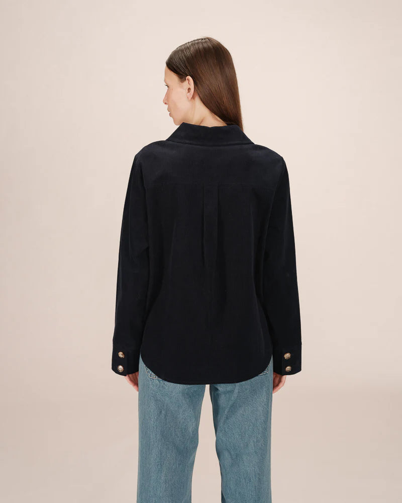 Special Corduroy Shirt Marine