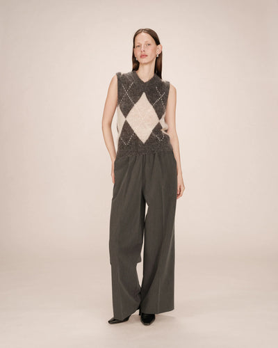 Salvo Knit Vest Anthracite