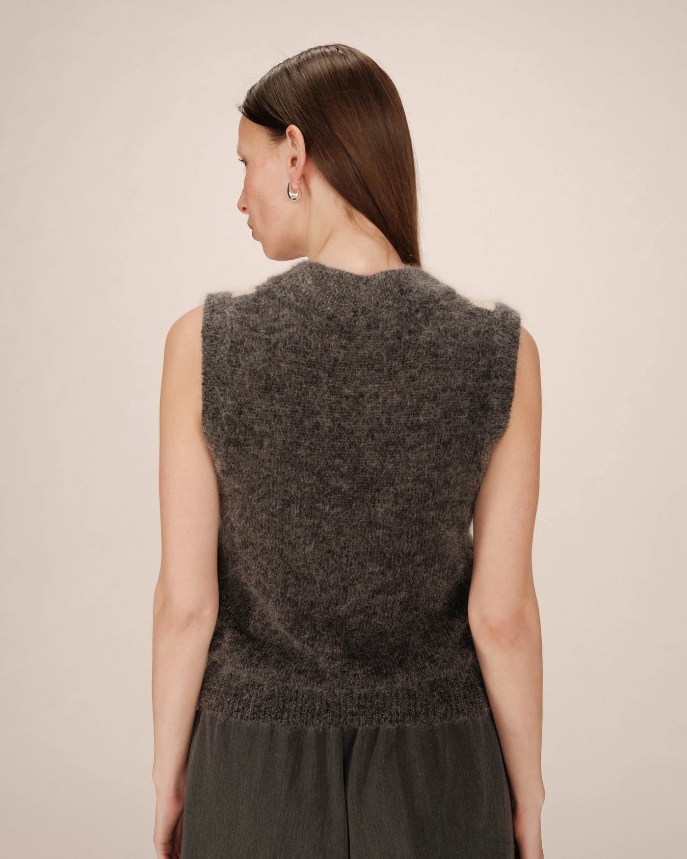 Salvo Knit Vest Anthracite