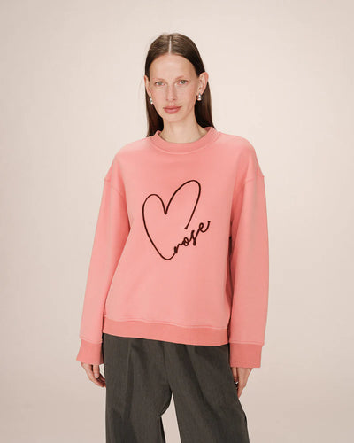 Sharly Sweatshirt Blush Heart