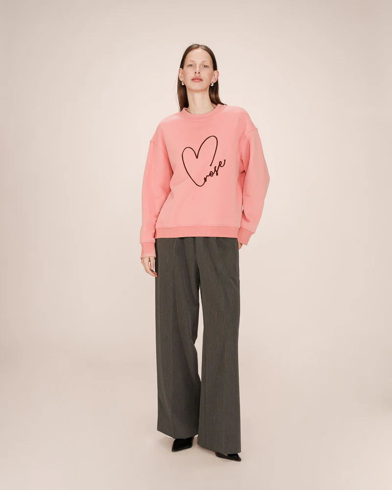 Sharly Sweatshirt Blush Heart