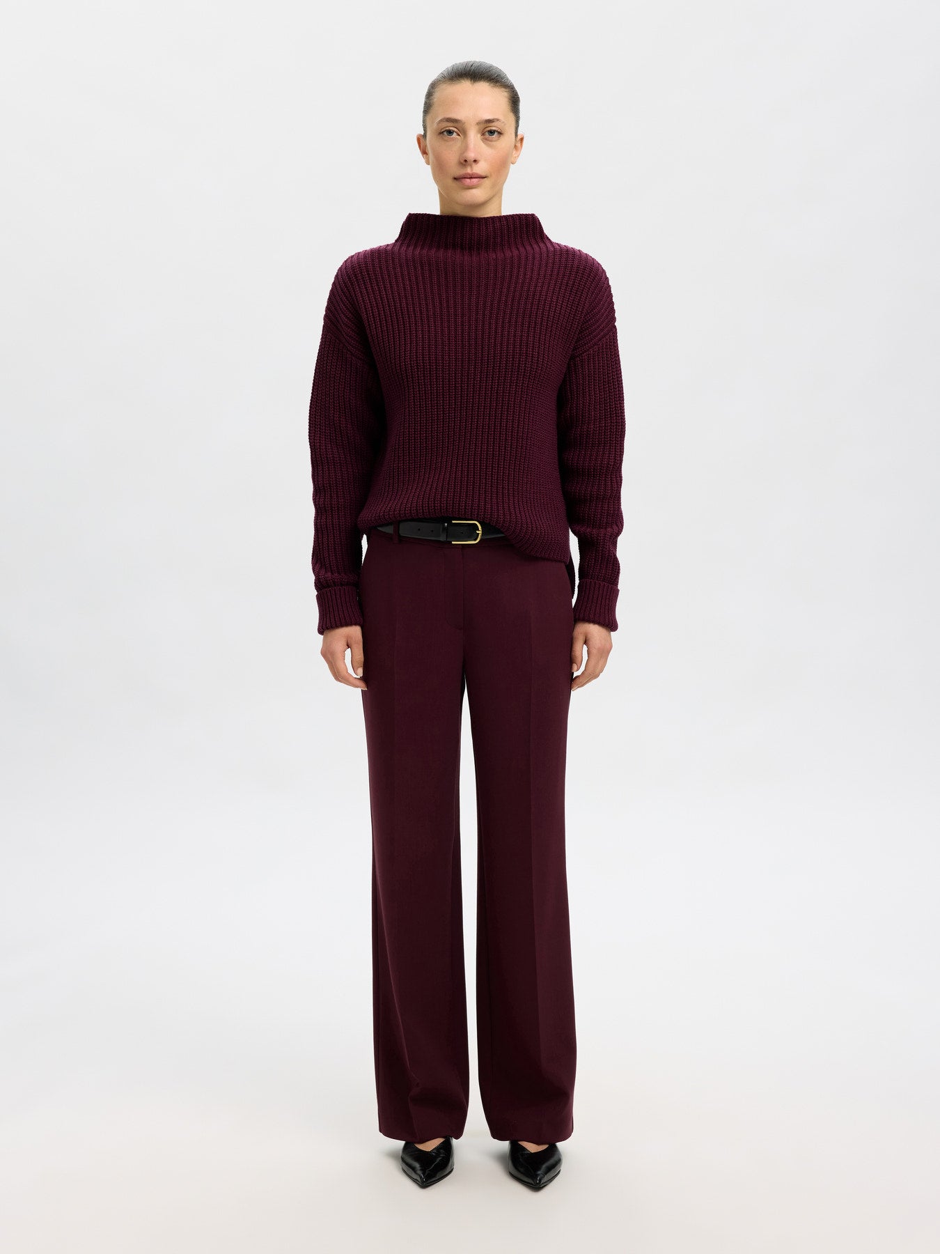SlfSelma Knit Pullover Fig