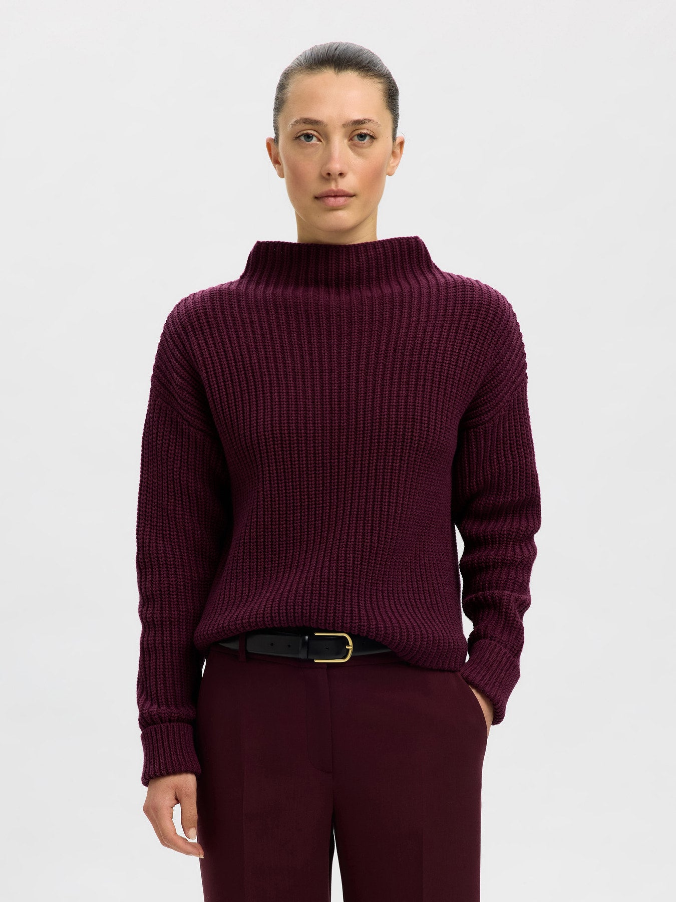 SlfSelma Knit Pullover Fig