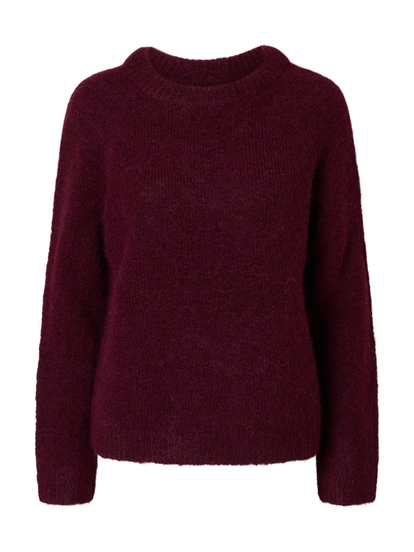 SlfGabella Knit Bow O-Neck Fig