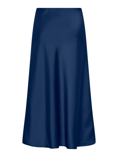 YasPella Midi Skirt Navy Peony