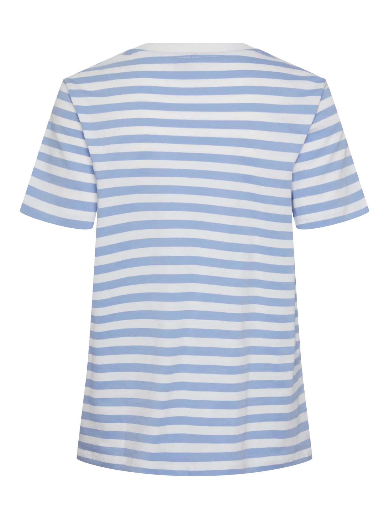 PcRia SS Bold Stripe Tee Cashmere Blue