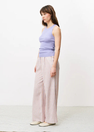 Nephelie Trousers Orange/Lilac Stripes