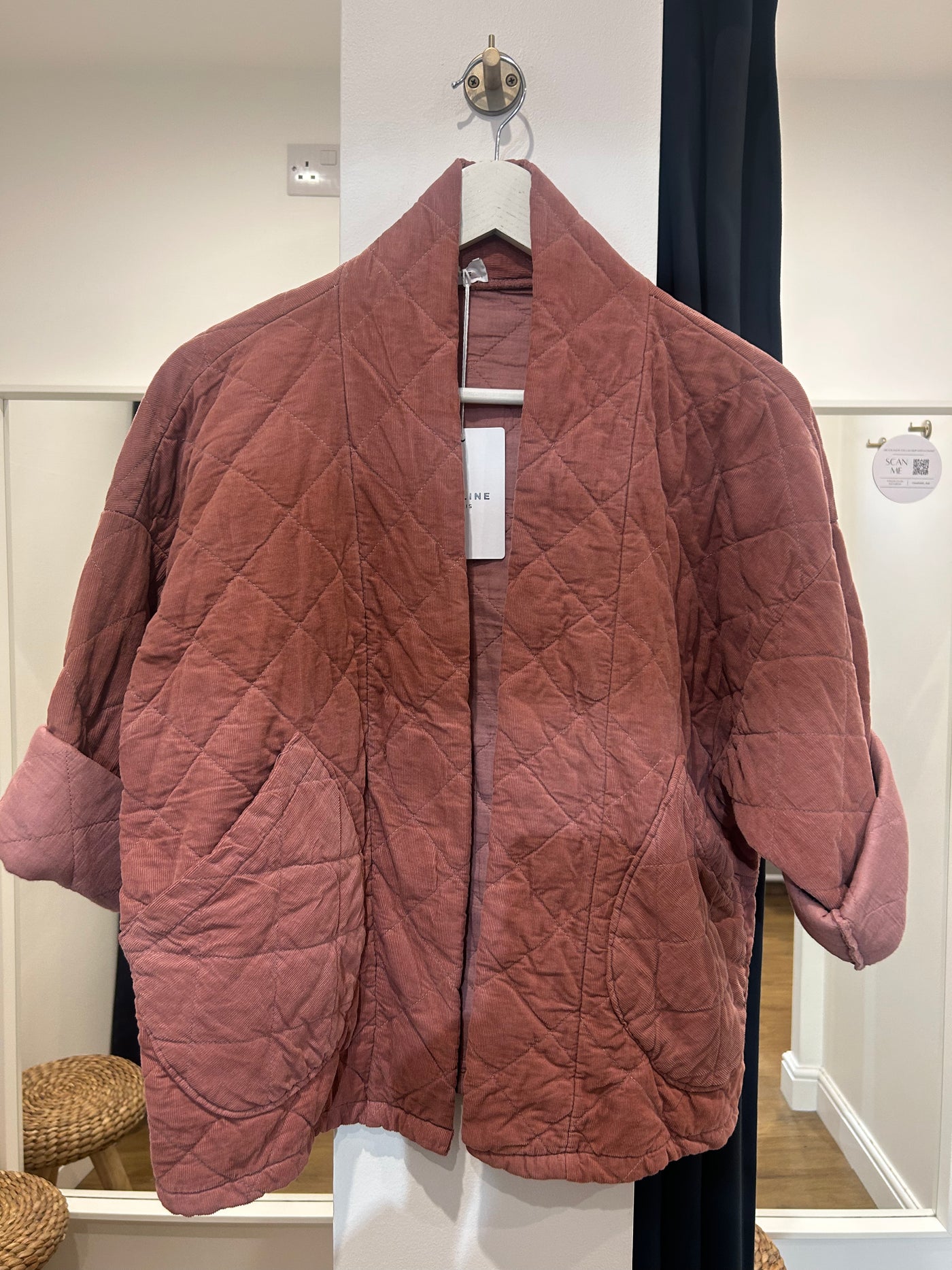 Pink Quilted Jacket