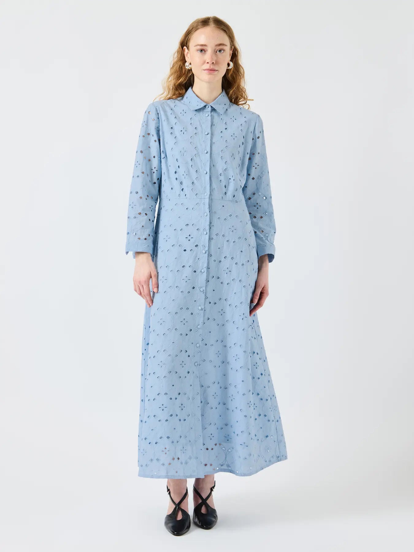 YasSavanno Shirt Dress Clear Sky