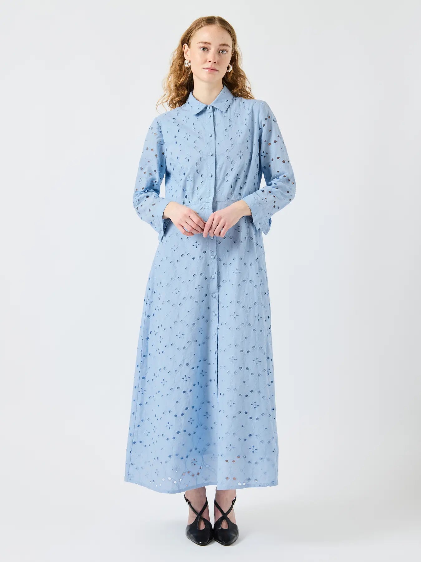 YasSavanno Shirt Dress Clear Sky